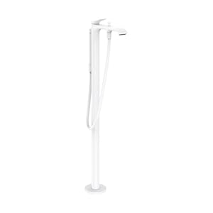 hansgrohe Vivenis 1-Handle 39-inch Tall Freestanding Bathtub Faucet with Handshower in Matte White, 75445701 | Amazon price tracker / tracking, Amazon price history charts, Amazon price watches, Amazon price drop alerts