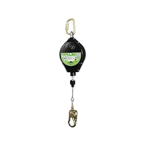 PEAKWORKS Fall Protection Self Retracting Lifeline (SRL) with Galvanized Steel Cable, Snap Hook, 40 ft. Length, Green, V845533040LE | Amazon price tracker / tracking, Amazon price history charts, Amazon price watches, Amazon price drop alerts