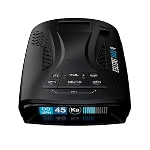 Escort MAX 4 Radar Detector – 2X The Filtering Accuracy, AutoLearn Intelligence, Advanced Detection Range, Built-in GPS and Bluetooth Connectivity, Apple CarPlay and Android Auto Compatible | Amazon price tracker / tracking, Amazon price history charts, Amazon price watches, Amazon price drop alerts