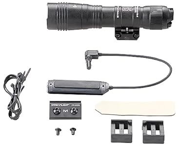 Streamlight 89009 ProTac 2.0 2000-Lumen Rail Mount High Lumen Tactical Rechargeable Long Weapon-Mounted Flashlight with Straight Pressure Switch, SL-B50 Battery Pack and USB-C Cord, Black | Amazon price tracker / tracking, Amazon price history charts, Amazon price watches, Amazon price drop alerts