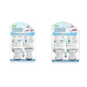 TubShroom and SinkShroom Drain Protectors Hair Catchers for Bathtubs and Sinks, Chrome & Tub Drain Hair Catcher, 2 Pack, Chrome – Drain Protector and Hair Catcher for Bathroom Drains, Fits 1.5 1.75 | Amazon price tracker / tracking, Amazon price history charts, Amazon price watches, Amazon price drop alerts