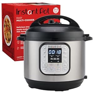 Instant Pot Duo 7-in-1 Electric Pressure Cooker, Slow Cooker, Rice Cooker, Steamer, Sauté, Yogurt Maker, Warmer & Sterilizer, Includes App With Over 800 Recipes, Stainless Steel, 6 Quart | Amazon price tracker / tracking, Amazon price history charts, Amazon price watches, Amazon price drop alerts