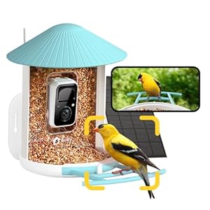 NETVUE by Birdfy AI Smart Bird Feeder with Camera Solar Powered, AI Auto Capture Each Bird Come & Identify 6000+ Bird Species, Cloud Store Bird Videos & Birdwatching On Live, Ideal Gift (Blue) | Amazon price tracker / tracking, Amazon price history charts, Amazon price watches, Amazon price drop alerts