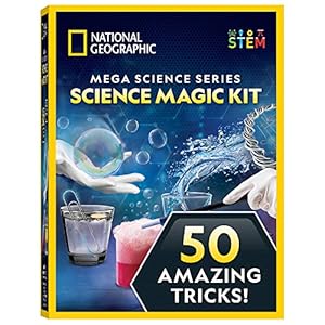 NATIONAL GEOGRAPHIC Science Magic Kit – Science Kit for Kids with 50 Unique Experiments and Magic Tricks, Chemistry Set and STEM Project, A Great Gift for Boys and Girls (Amazon Exclusive) | Amazon price tracker / tracking, Amazon price history charts, Amazon price watches, Amazon price drop alerts